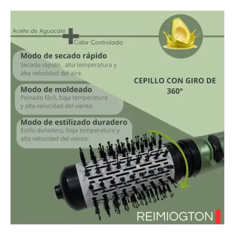Cepillo secador y modelador  3D 2 en 1