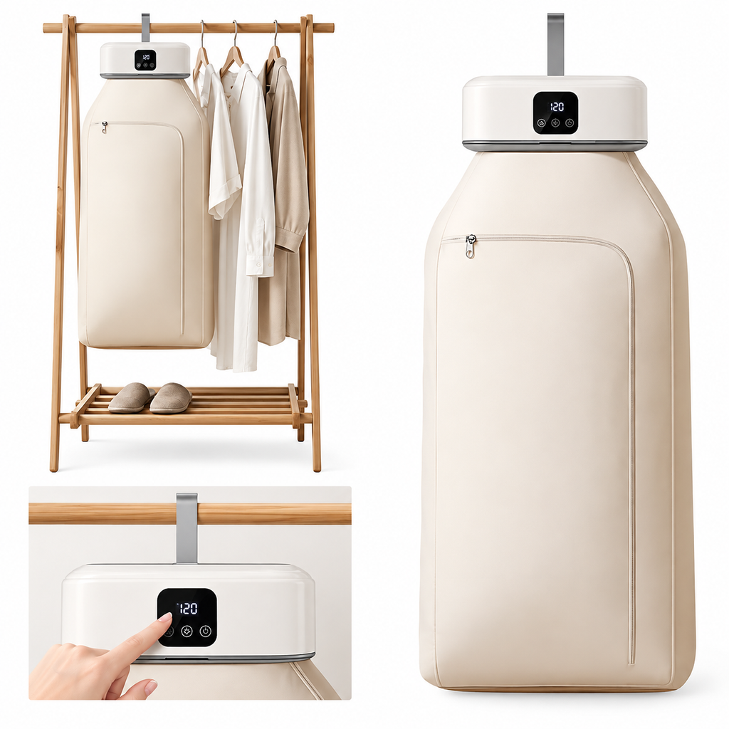 Secador de Ropa Portátil Plegable BOPAI 600W 🌬️👕
