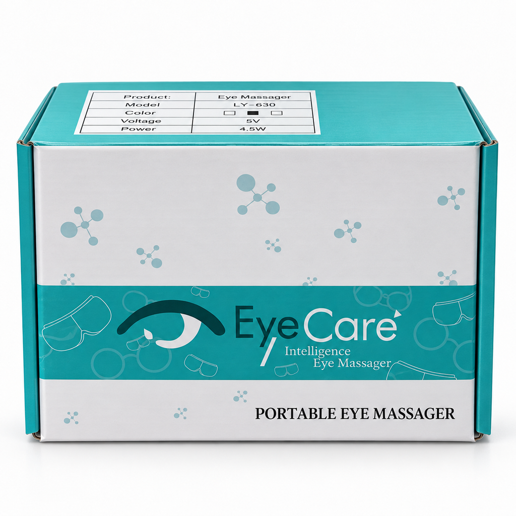 Masajeador Ocular Inteligente con Compresión Térmica y Bluetooth