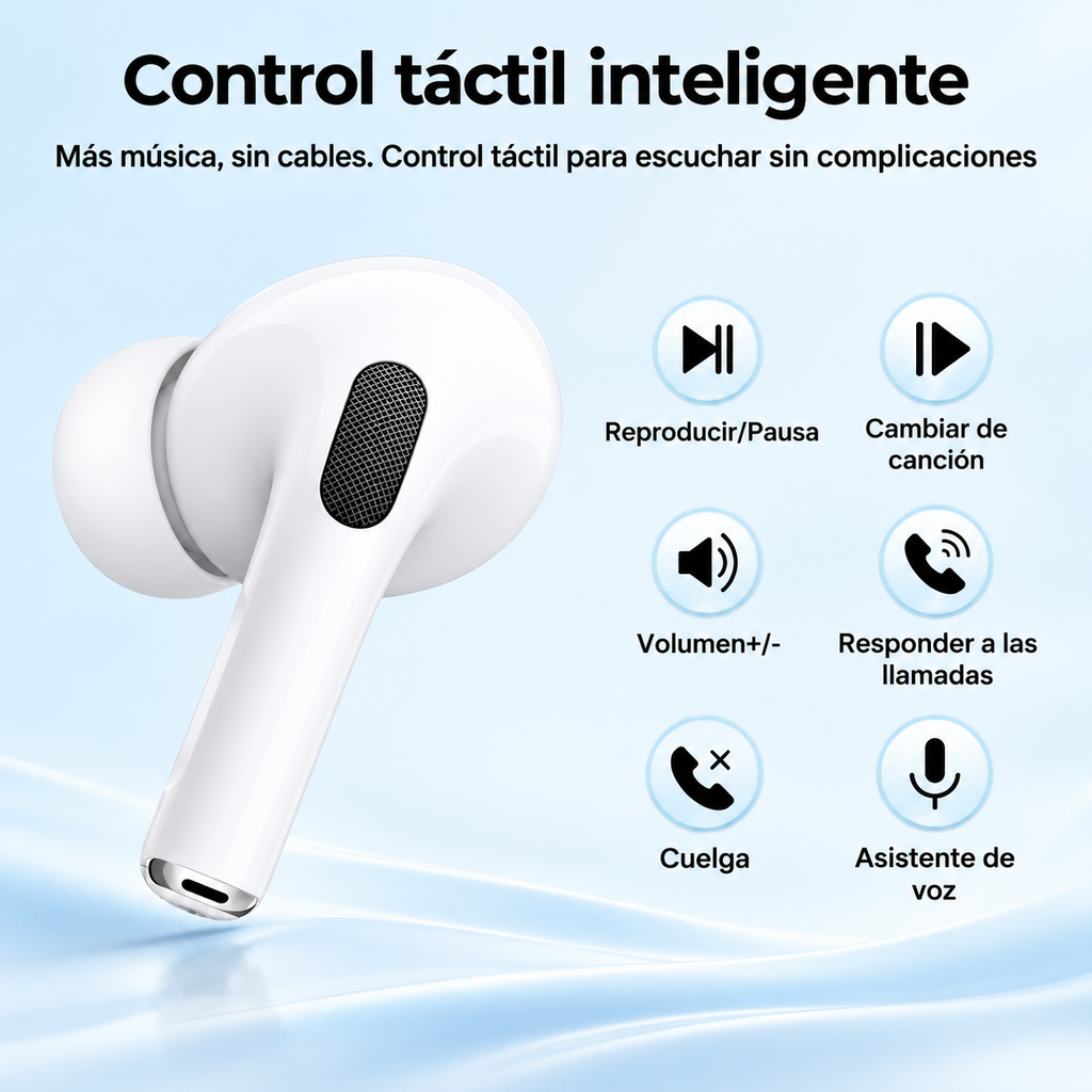Audífonos Inalámbricos Tipo Capsula  2ª Generación (Calidad AAA)
