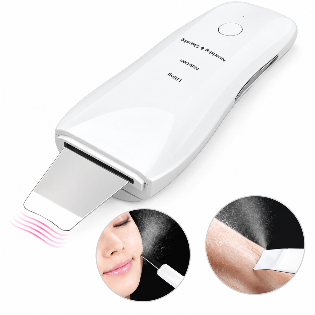 Espátula Limpiadora Facial Ultrasónica Skin Scrubber MUYE 8815 ✨🧴