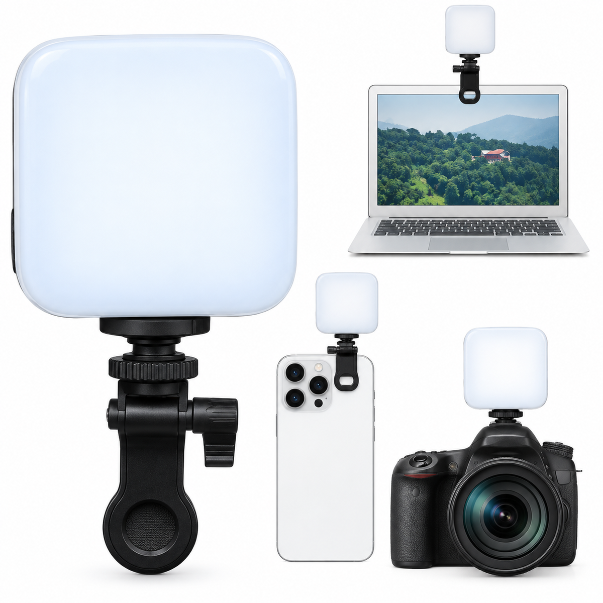 Luz LED Video Light M-88 Recargable – Iluminación Profesional para tus Contenidos 💡✨