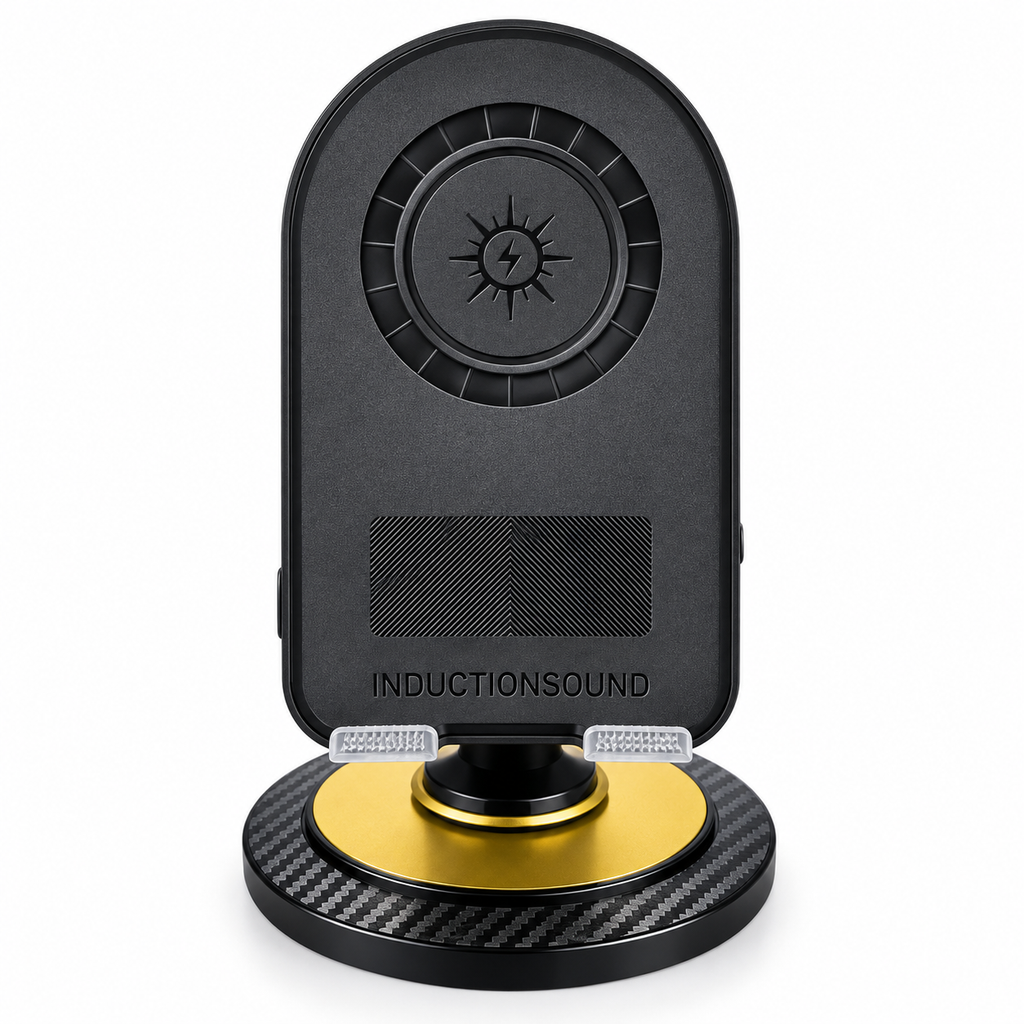 📱 Soporte para Celular con Parlante por Inducción | Sensor Speaker Stand