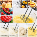 🧁 Batidora Manual Sokany SK-133 con Gancho y 7 Velocidades