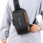 Morral Antirrobo Cruzado con Puerto USB – Seguridad y Estilo en Movimiento 🎒🔒