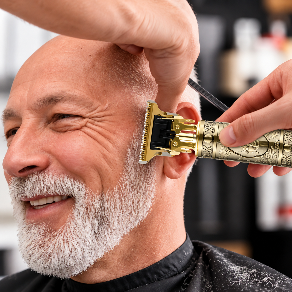 Máquina Patillera y Barbera Profesional T9 Vintage – Potencia y Precisión ✂️🔥