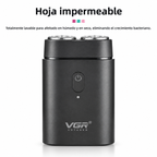 Mini Afeitadora Eléctrica Portátil VGR – Afeitado Preciso y Suave en Cualquier Lugar 🪒✨