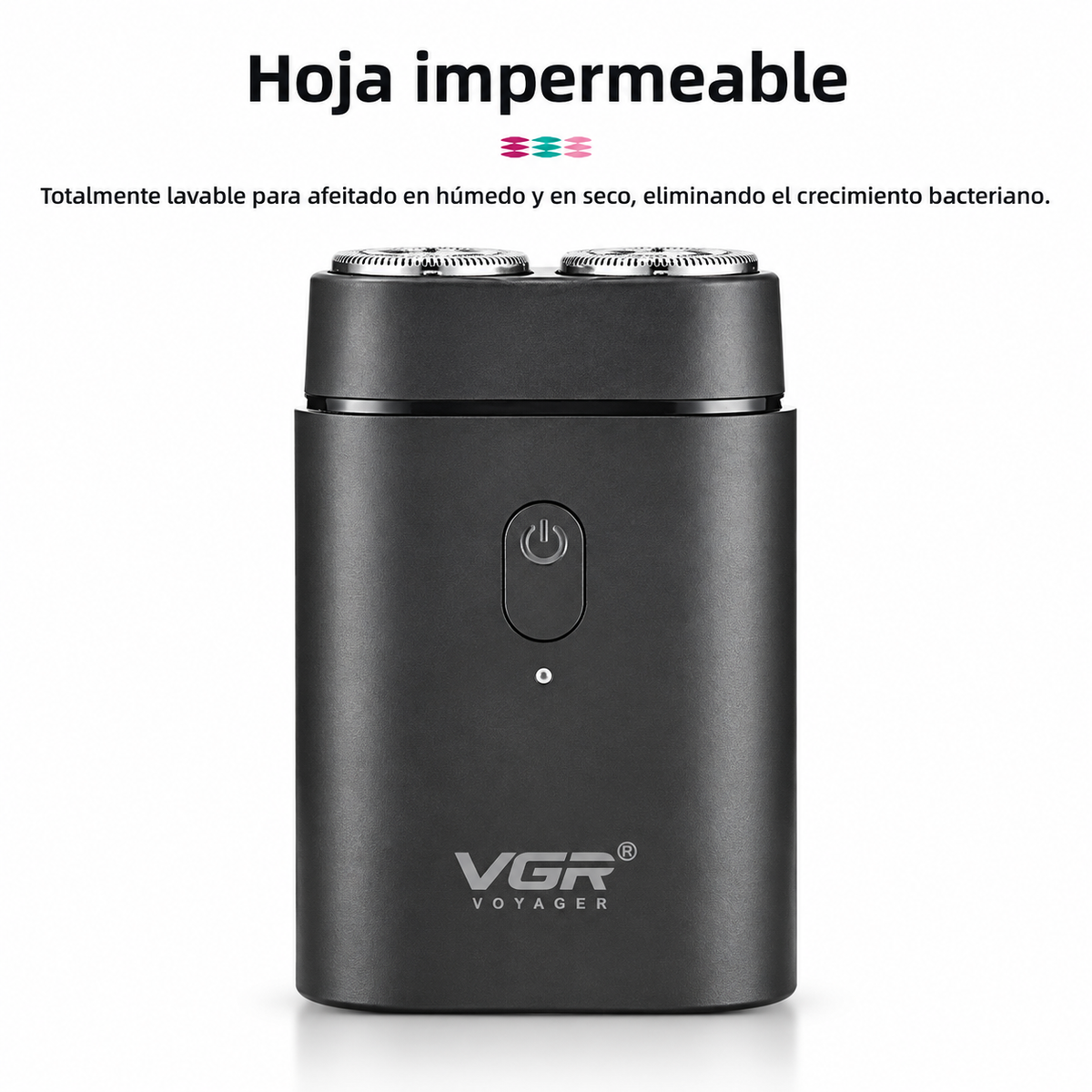 Mini Afeitadora Eléctrica Portátil VGR – Afeitado Preciso y Suave en Cualquier Lugar 🪒✨