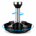 Organizador de Especias Giratorio 360° con 6 Frascos de Vidrio