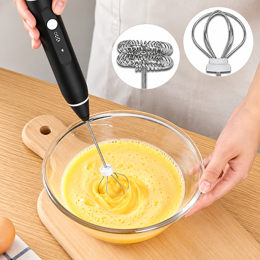 Espumador y Batidor Dos en Uno: El Aliado Perfecto para tu Cocina