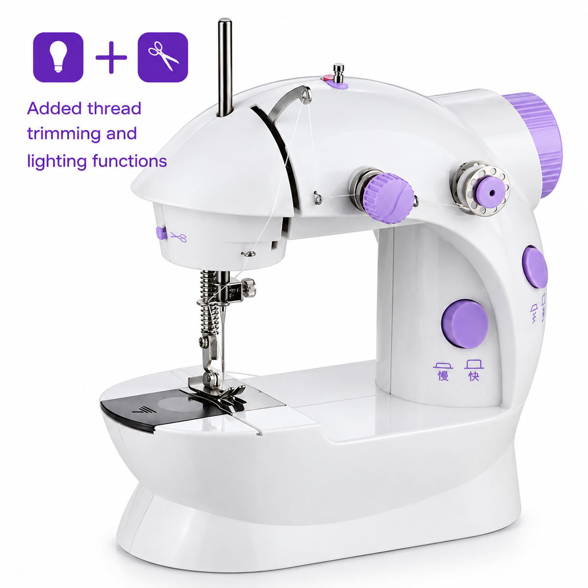 Máquina de Coser Portátil Mini de 12 Puntadas: Da Vida a Todas tus Ideas