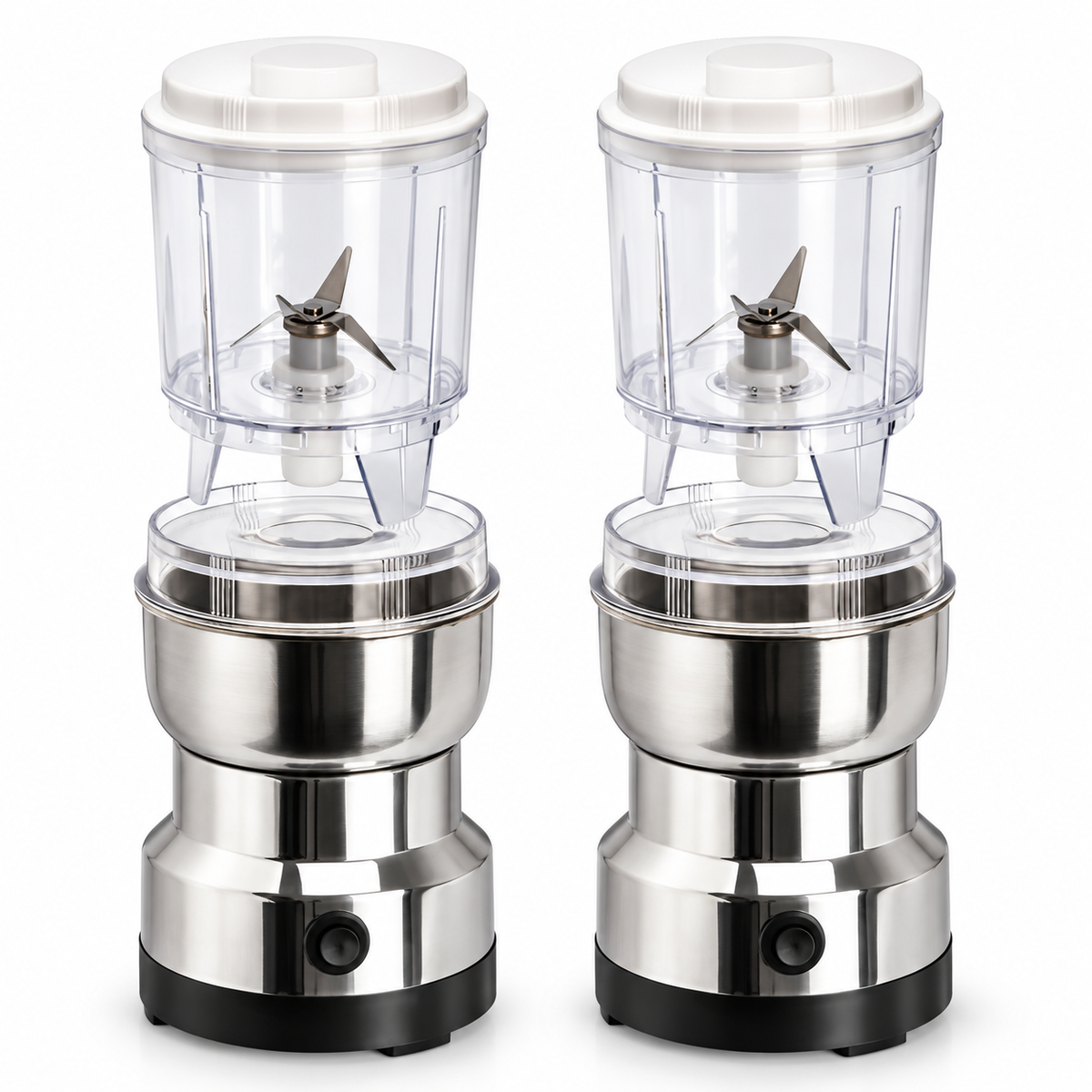 Set x2 Molinillo de Café y Picadora Eléctrica 2 en 1 (400W) NIMA