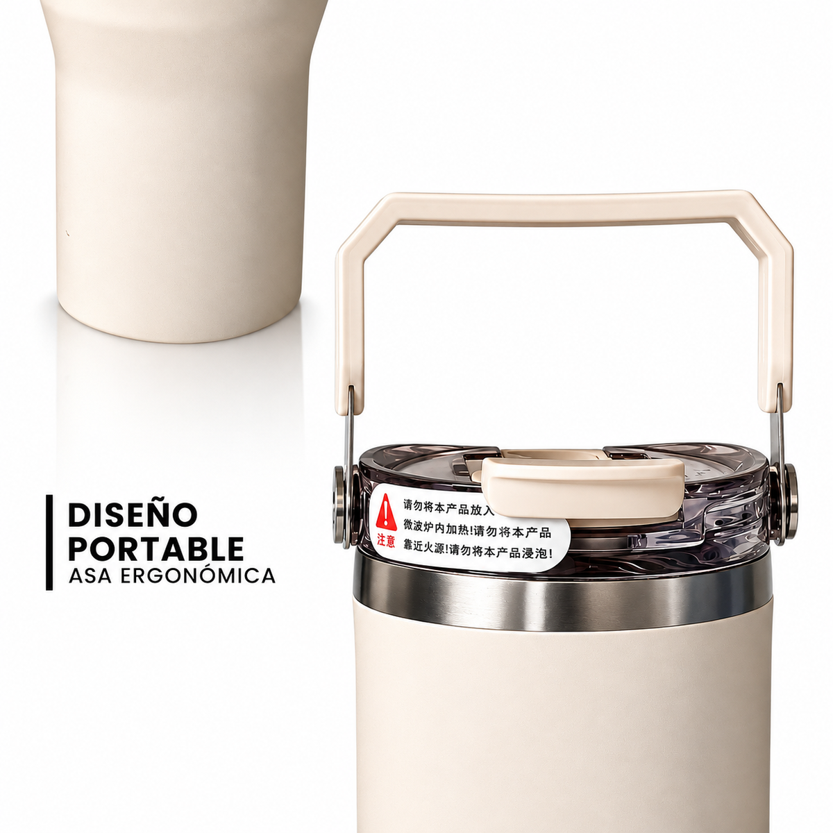 Termo de Acero Inoxidable Sitarayuri 600 ml – Estilo, Calidad y Rendimiento ☕✨