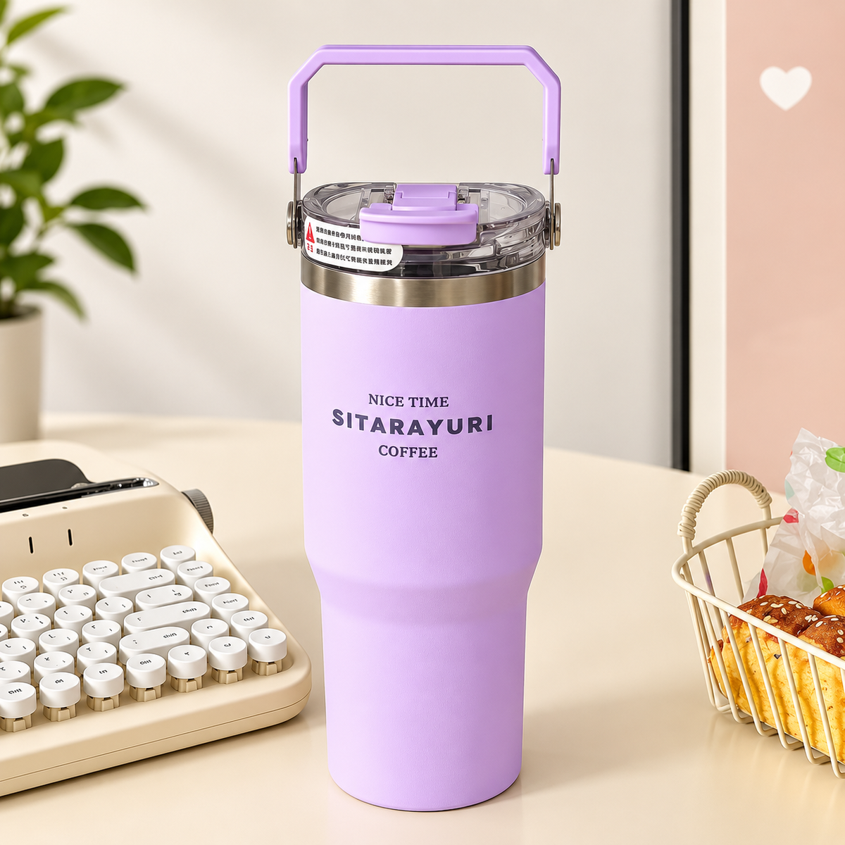 Termo de Acero Inoxidable Sitarayuri 600 ml – Estilo, Calidad y Rendimiento ☕✨